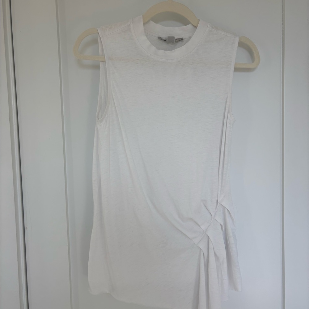 All Saints White Muscle Tee